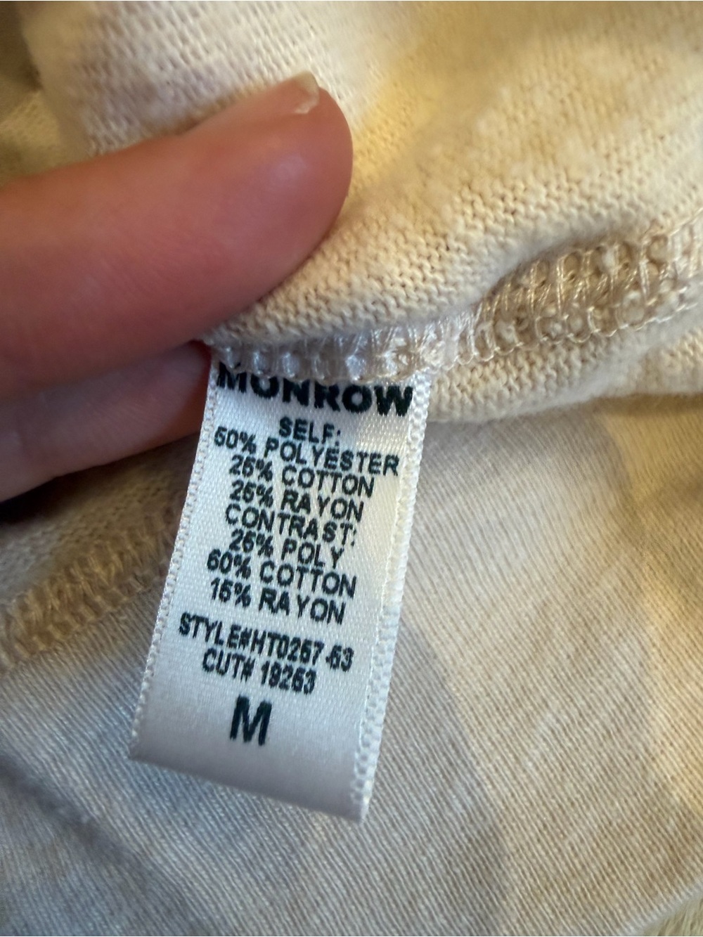 Monrow Vintage Studded Raglan - Picture 5 of 7